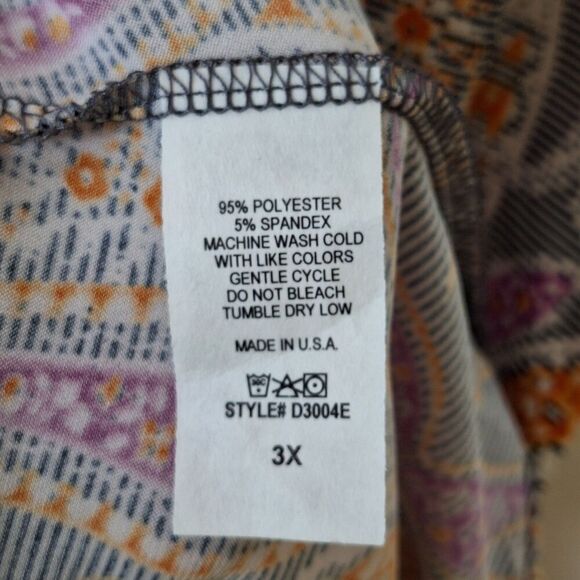 Boutique Womens 3X Pullover Tunic Dress Crisscross Strap Neckline Unbranded Knit - Picture 10 of 10